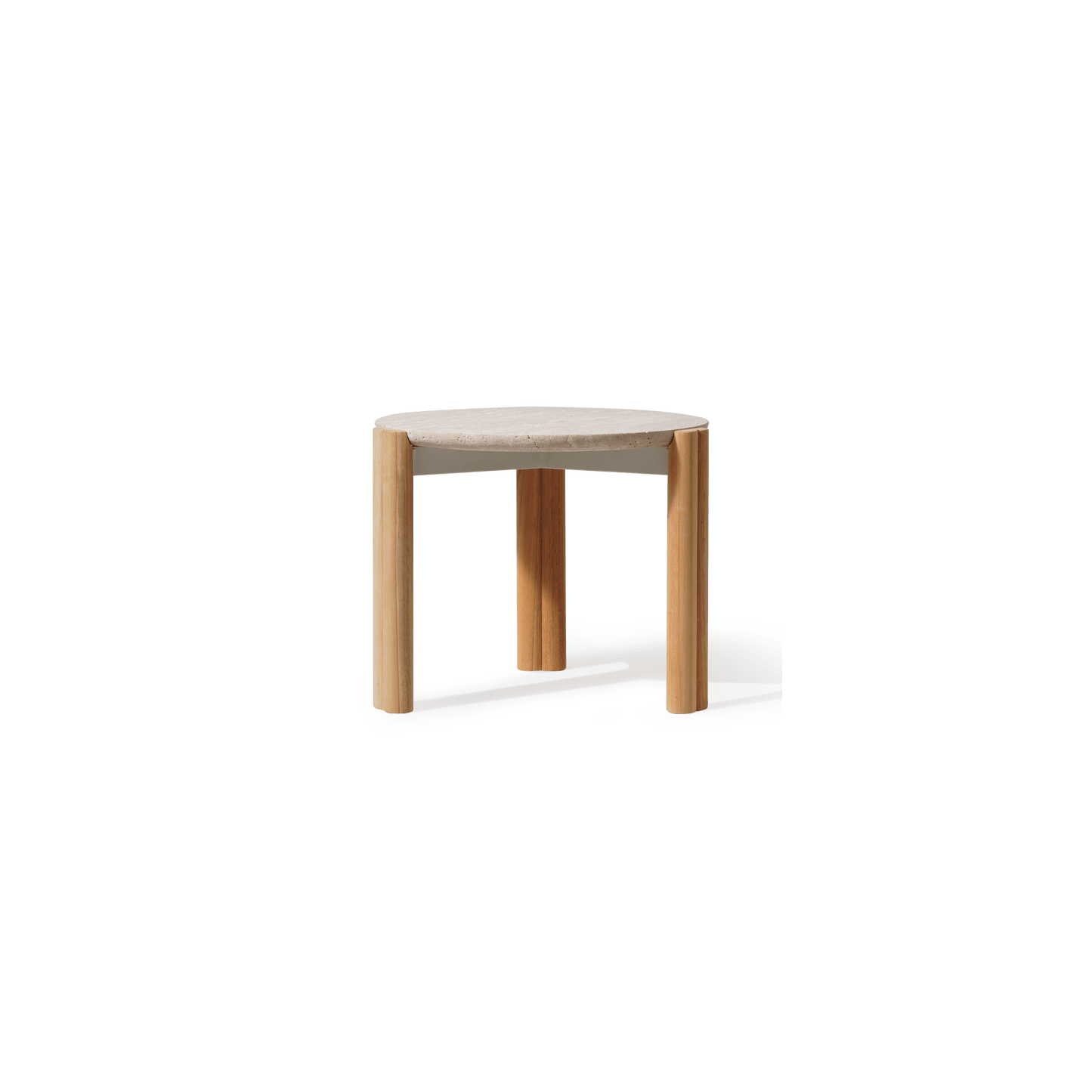 Cove Teak Round Side Table