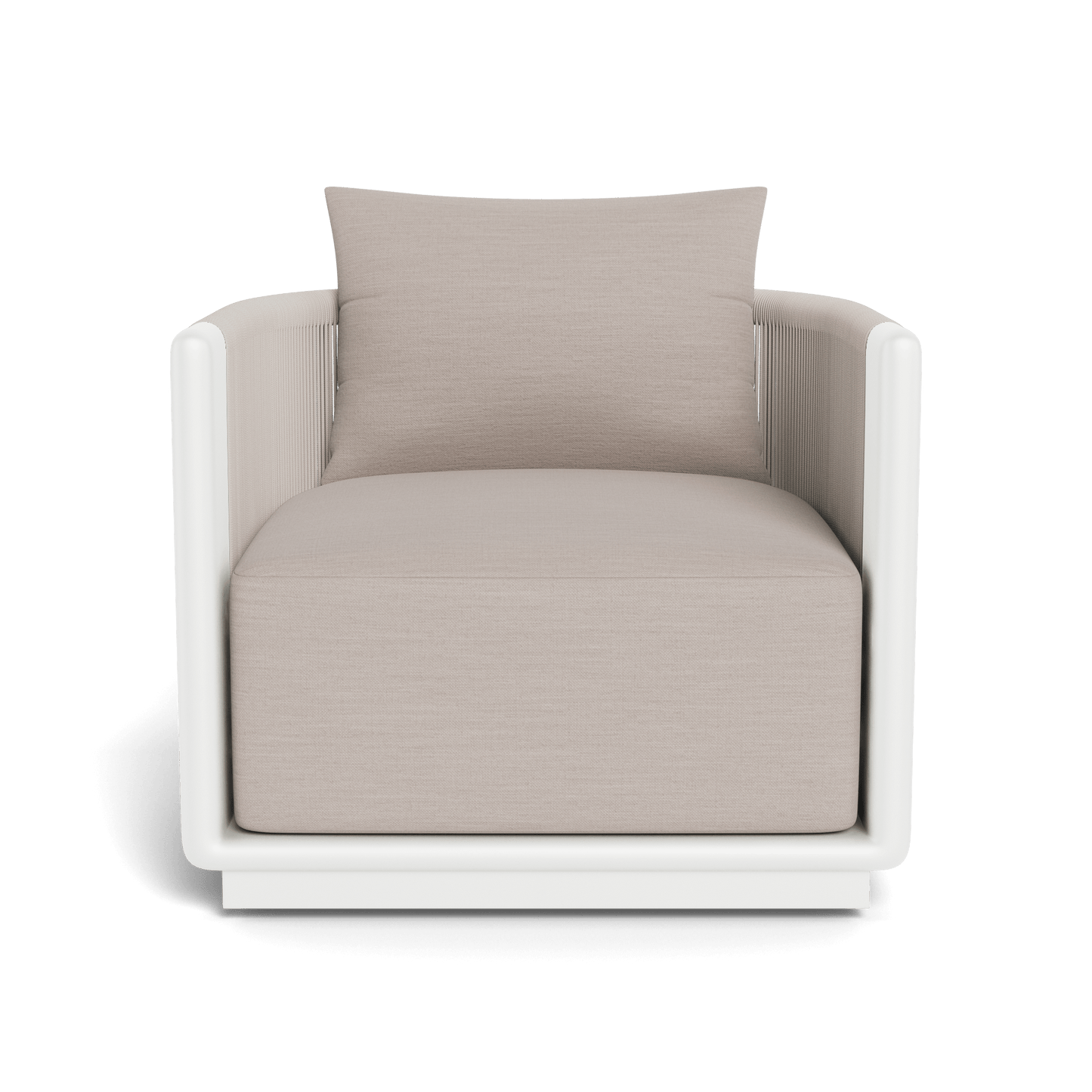 Palm Beach Aluminum Swivel Lounge Chair
