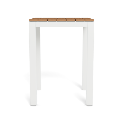 Pacific Teak Square Bar Table