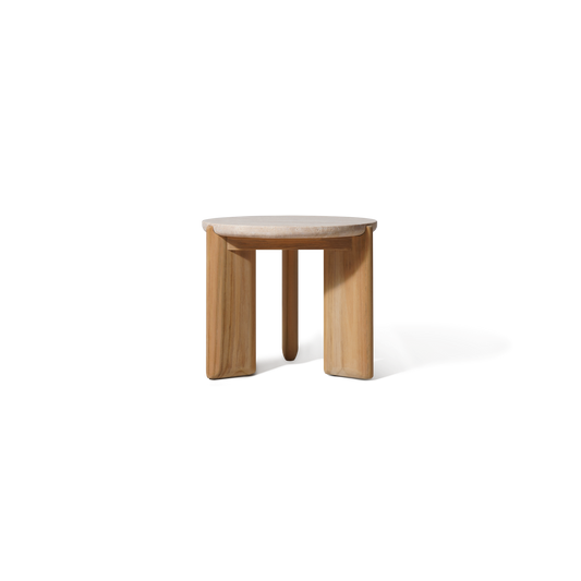 Chloe Teak Round Side Table