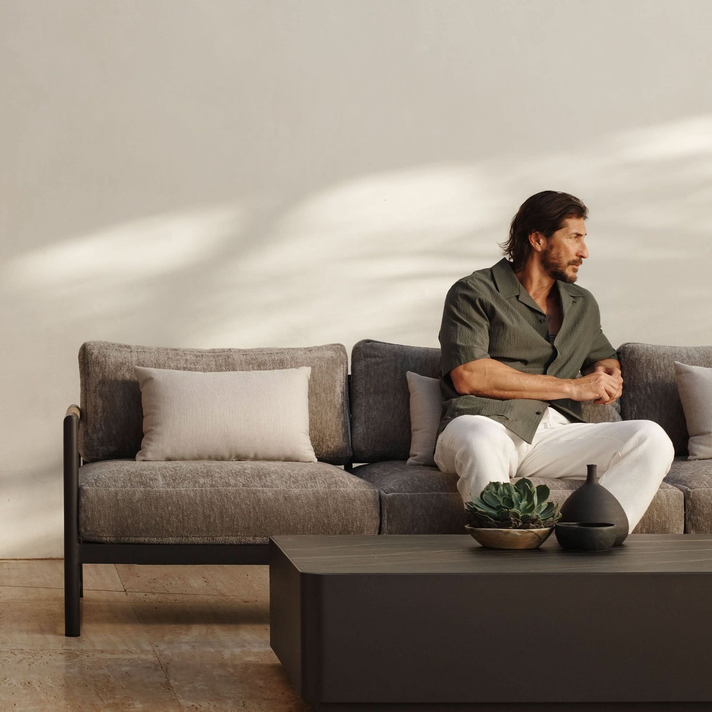 Breeze Xl Aluminum 3 Seat Sofa