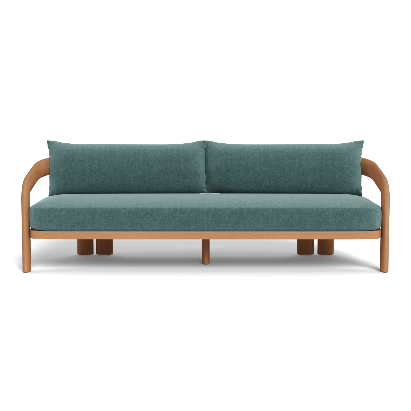 Chloe Teak 3 Seat Sofa
