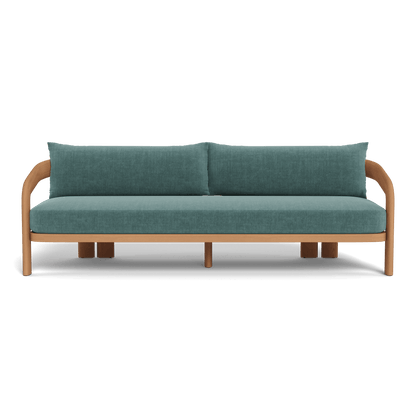 Chloe Teak 3 Seat Sofa