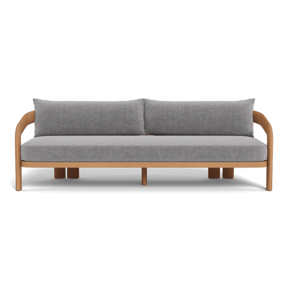Chloe Teak 3 Seat Sofa