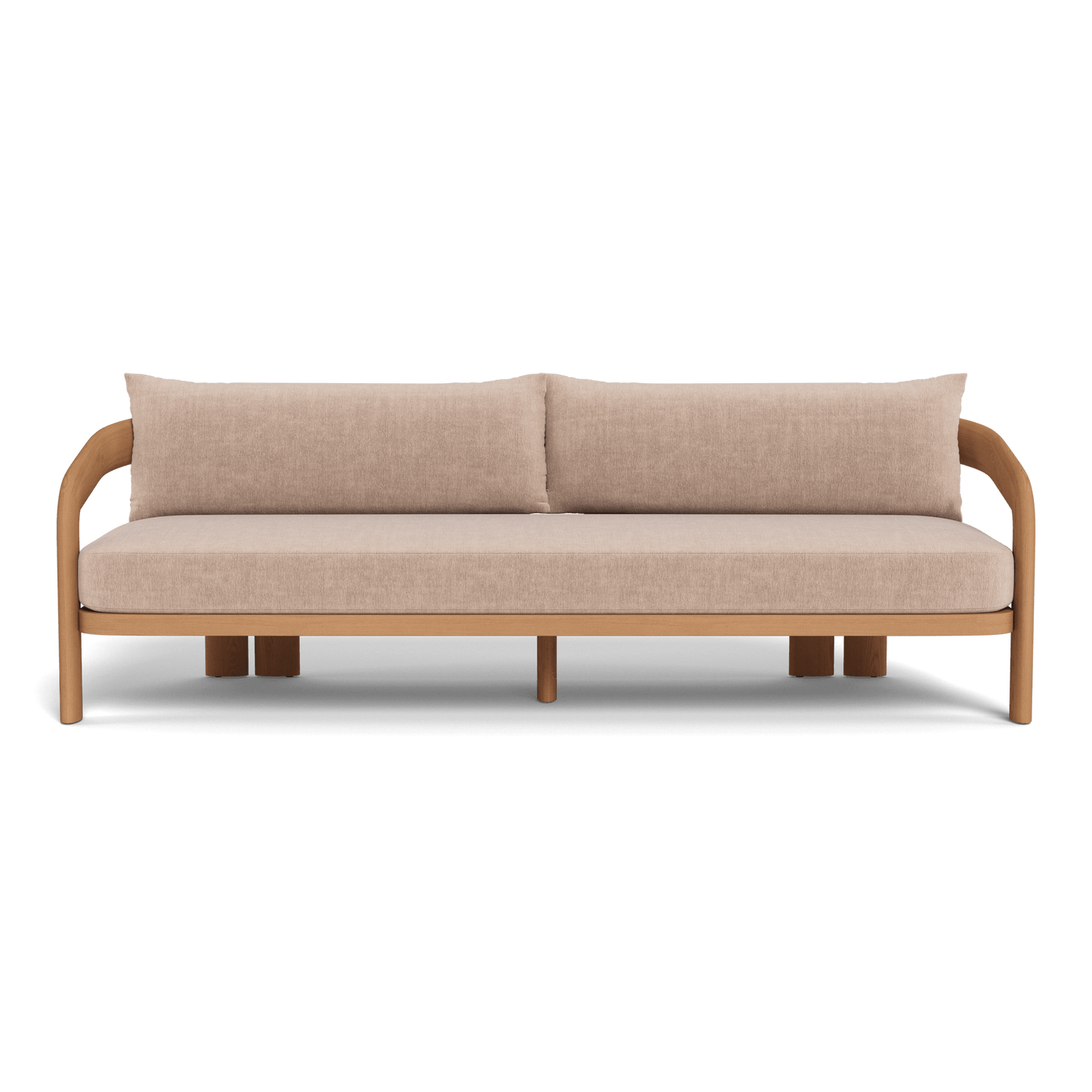 Chloe Teak 3 Seat Sofa