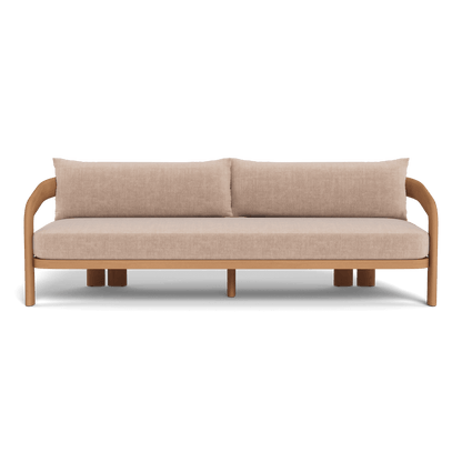 Chloe Teak 3 Seat Sofa