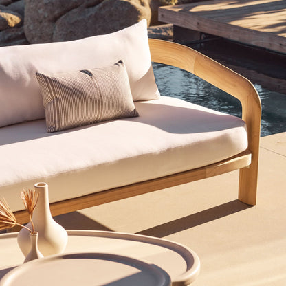 Chloe Teak 3 Seat Sofa