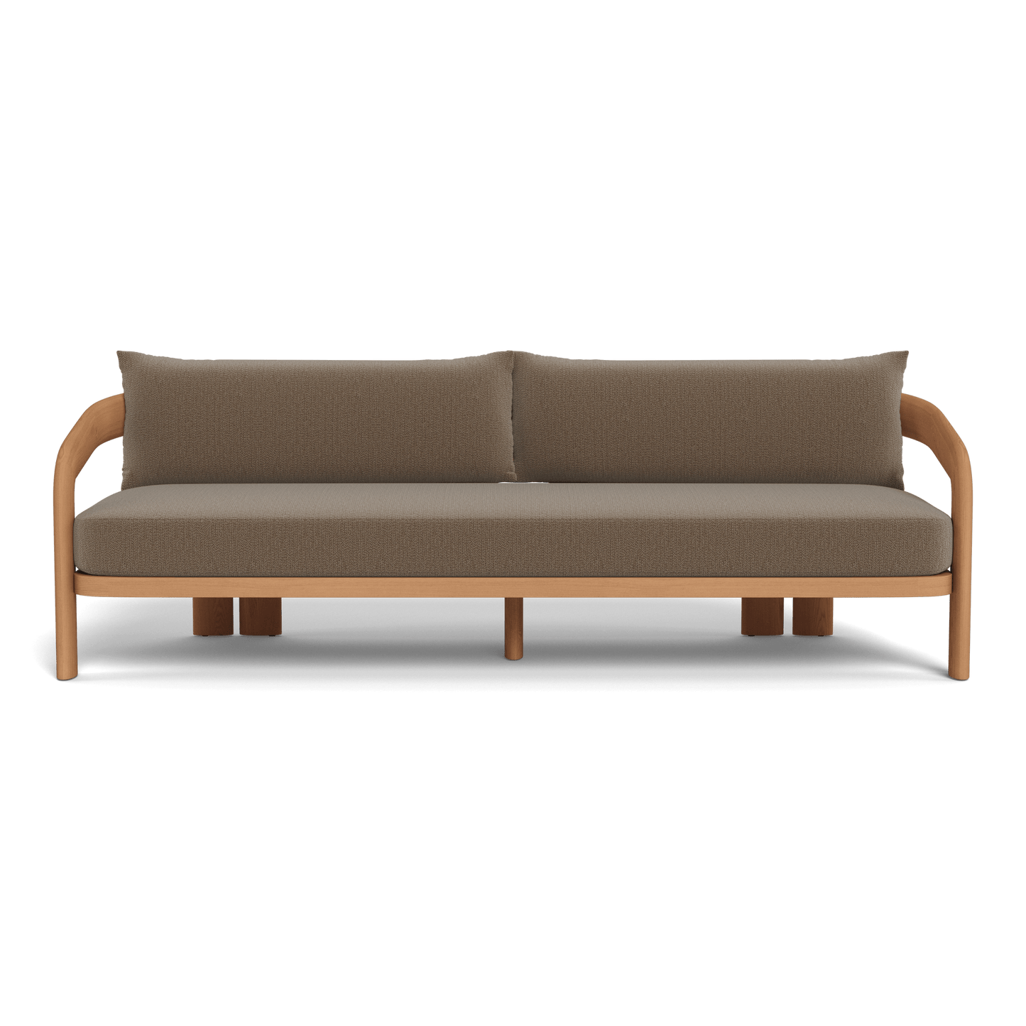 Chloe Teak 3 Seat Sofa