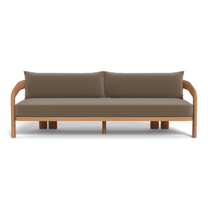 Chloe Teak 3 Seat Sofa