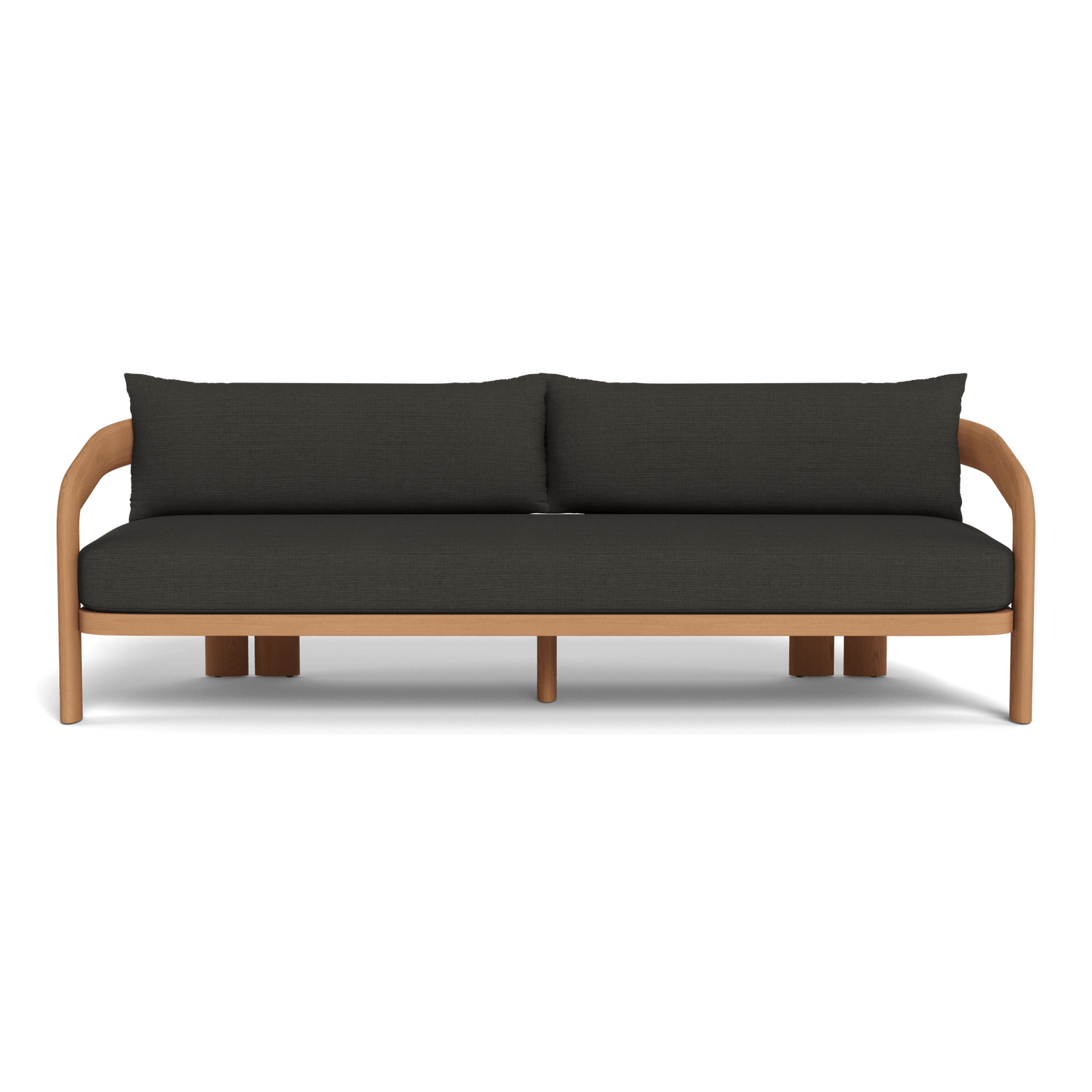 Chloe Teak 3 Seat Sofa