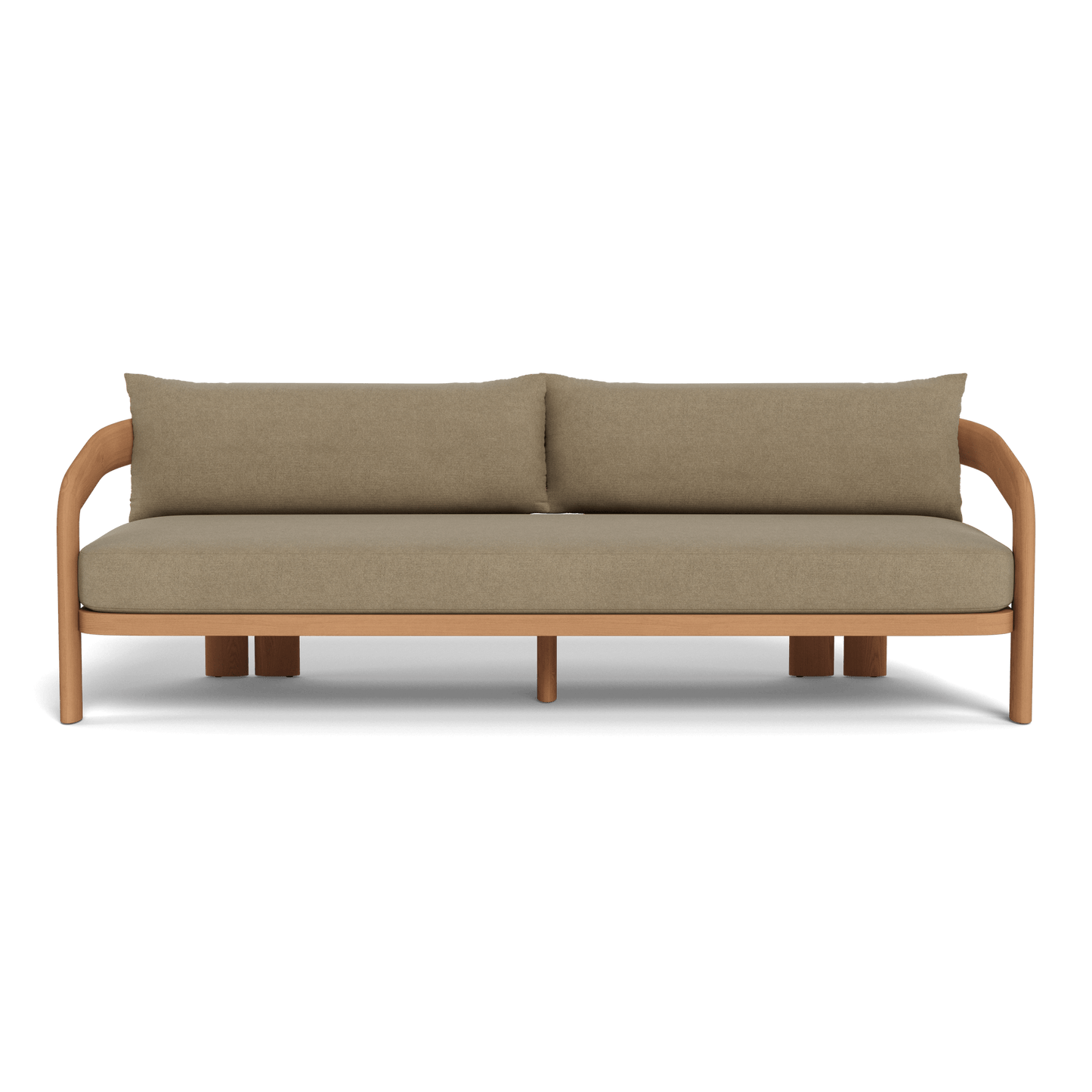 Chloe Teak 3 Seat Sofa