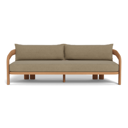 Chloe Teak 3 Seat Sofa