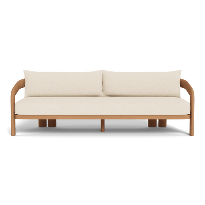 Chloe Teak 3 Seat Sofa