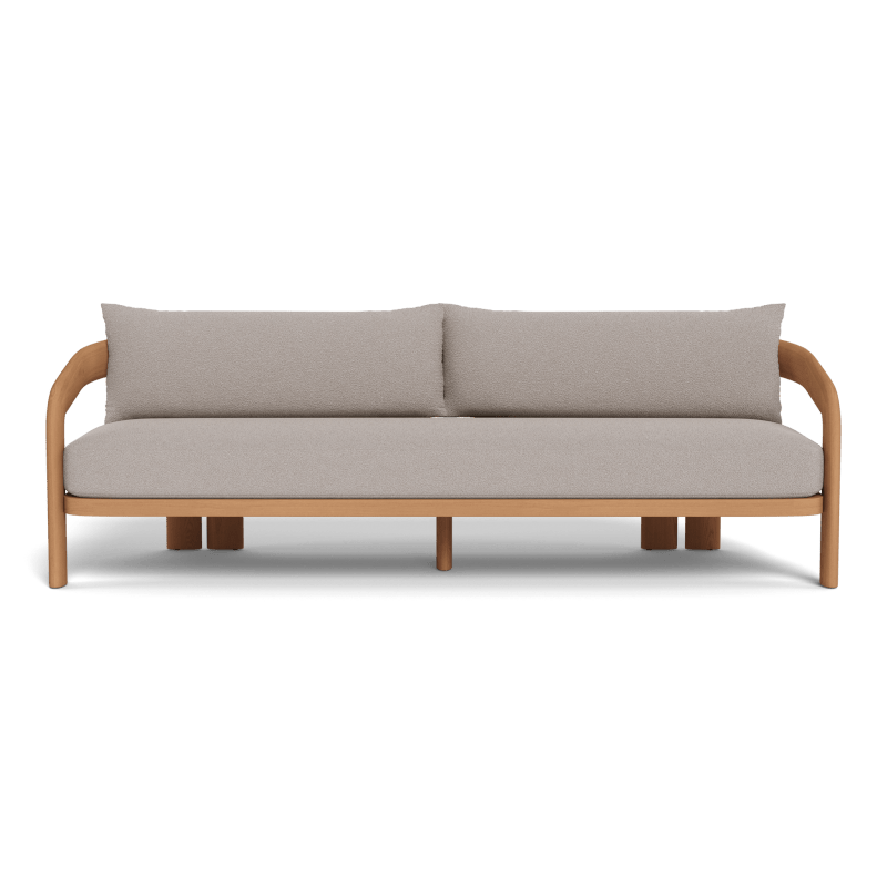Chloe Teak 3 Seat Sofa