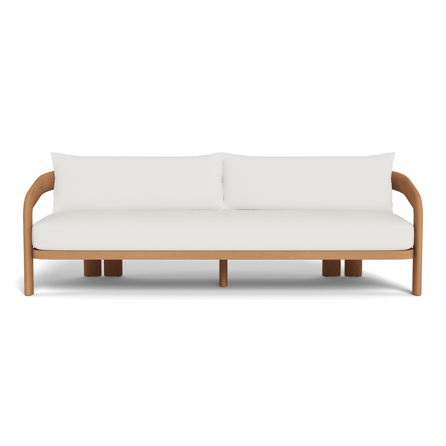 Chloe Teak 3 Seat Sofa