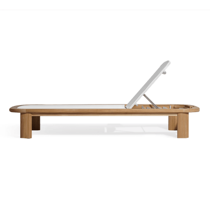 Chloe Teak Mesh Sun Lounge