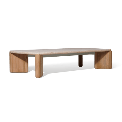 Chloe Teak Rectangle Coffee Table