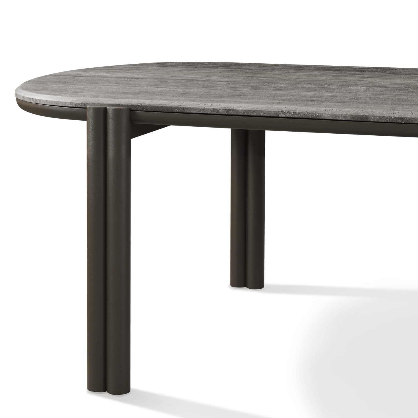 Cove Aluminum Pill Dining Table