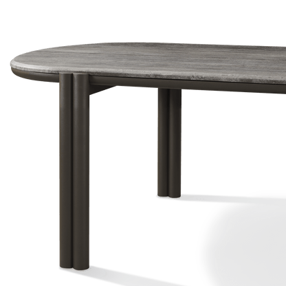 Cove Aluminum Pill Dining Table