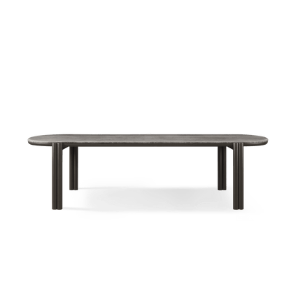 Cove Aluminum Pill Dining Table