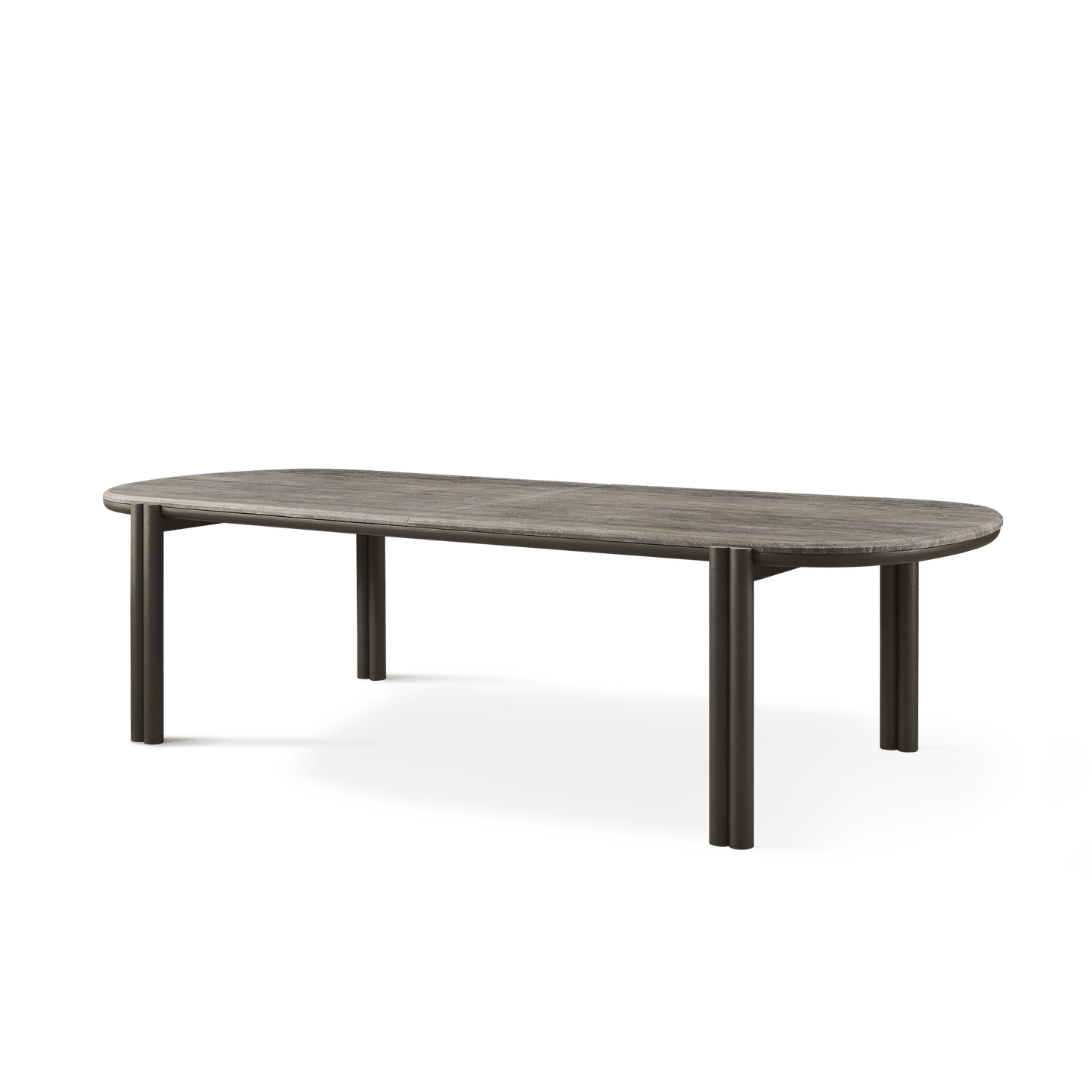 Cove Aluminum Pill Dining Table