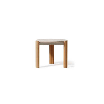 Cove Teak Round Side Table