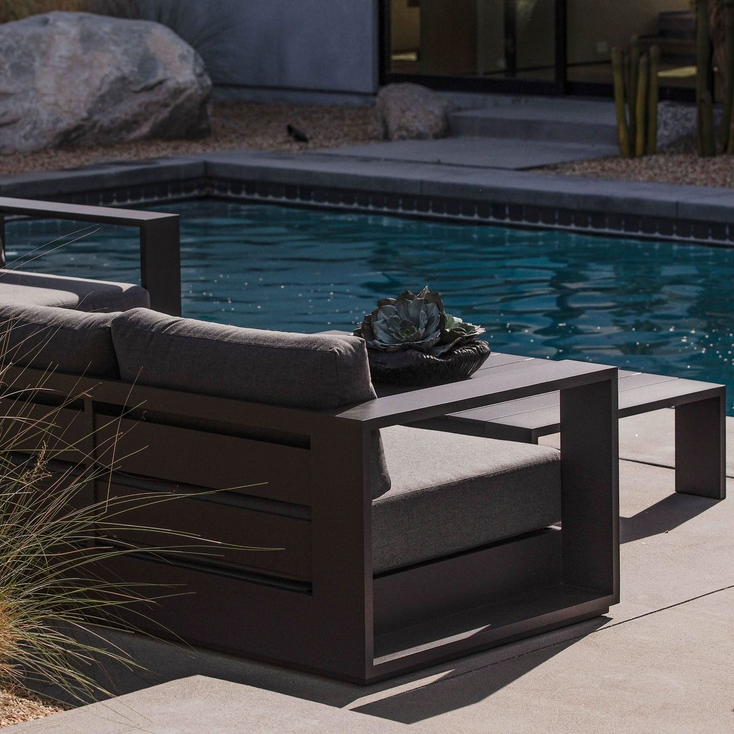 Hayman Aluminum 3 Seat Sofa