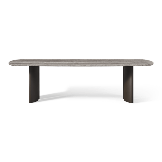 Newport Aluminum Dining Table 108