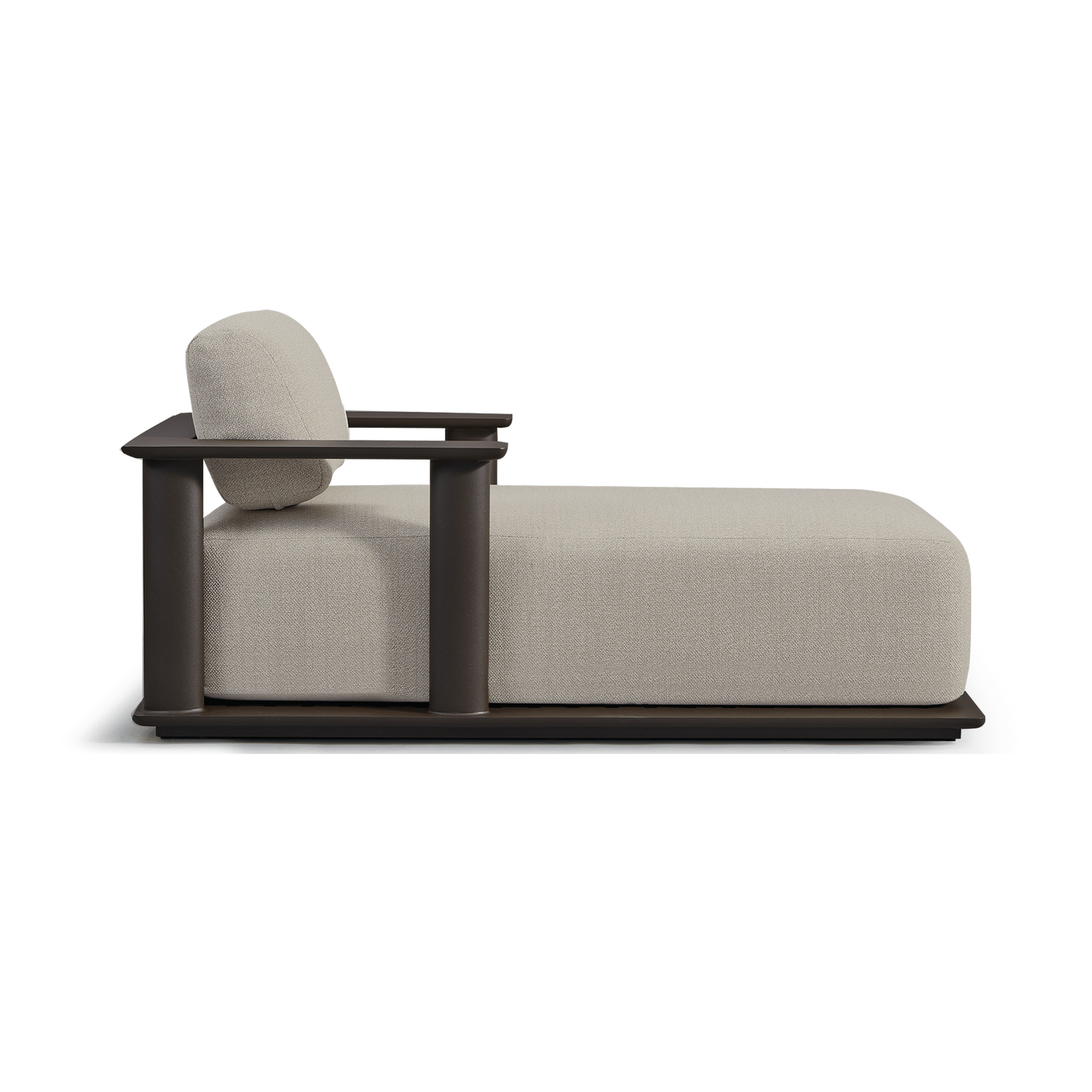 Newport Aluminum Fixed Chaise