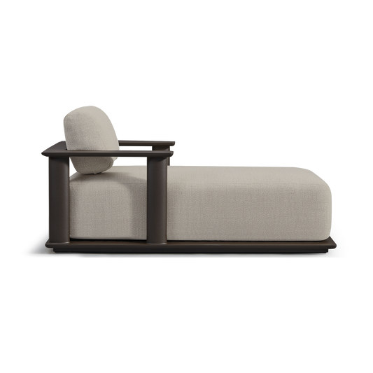 Newport Aluminum Fixed Chaise