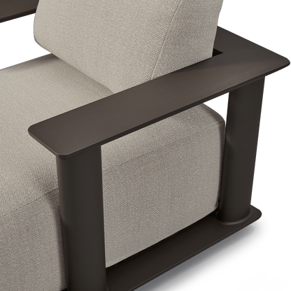 Newport Aluminum Fixed Chaise