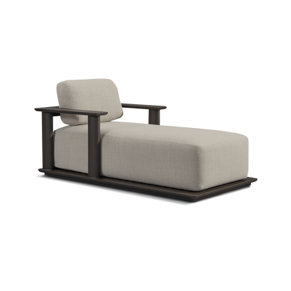 Newport Aluminum Fixed Chaise