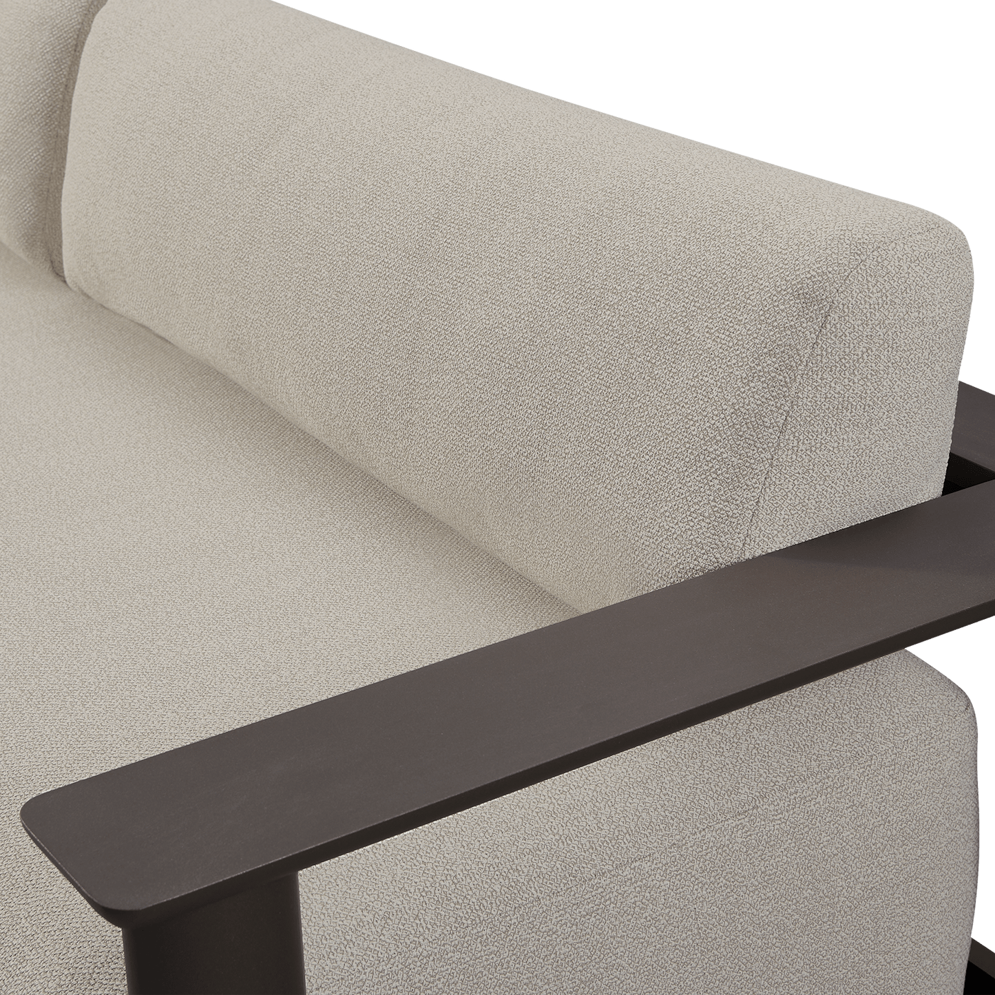 Newport Aluminum Sofa 108