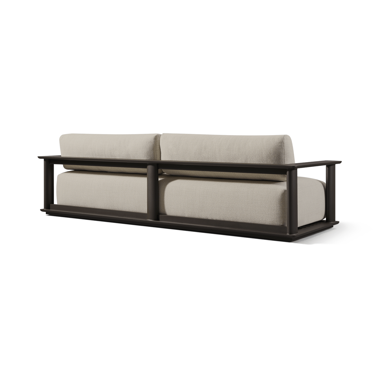 Newport Aluminum Sofa 108