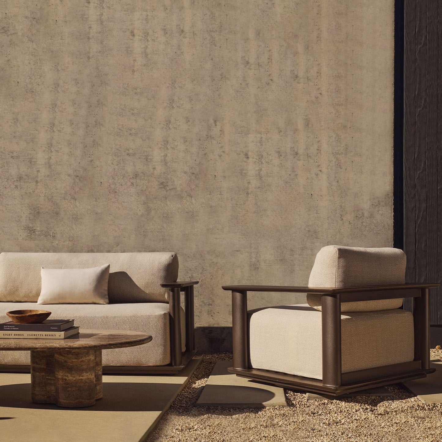 Newport Aluminum Sofa 96