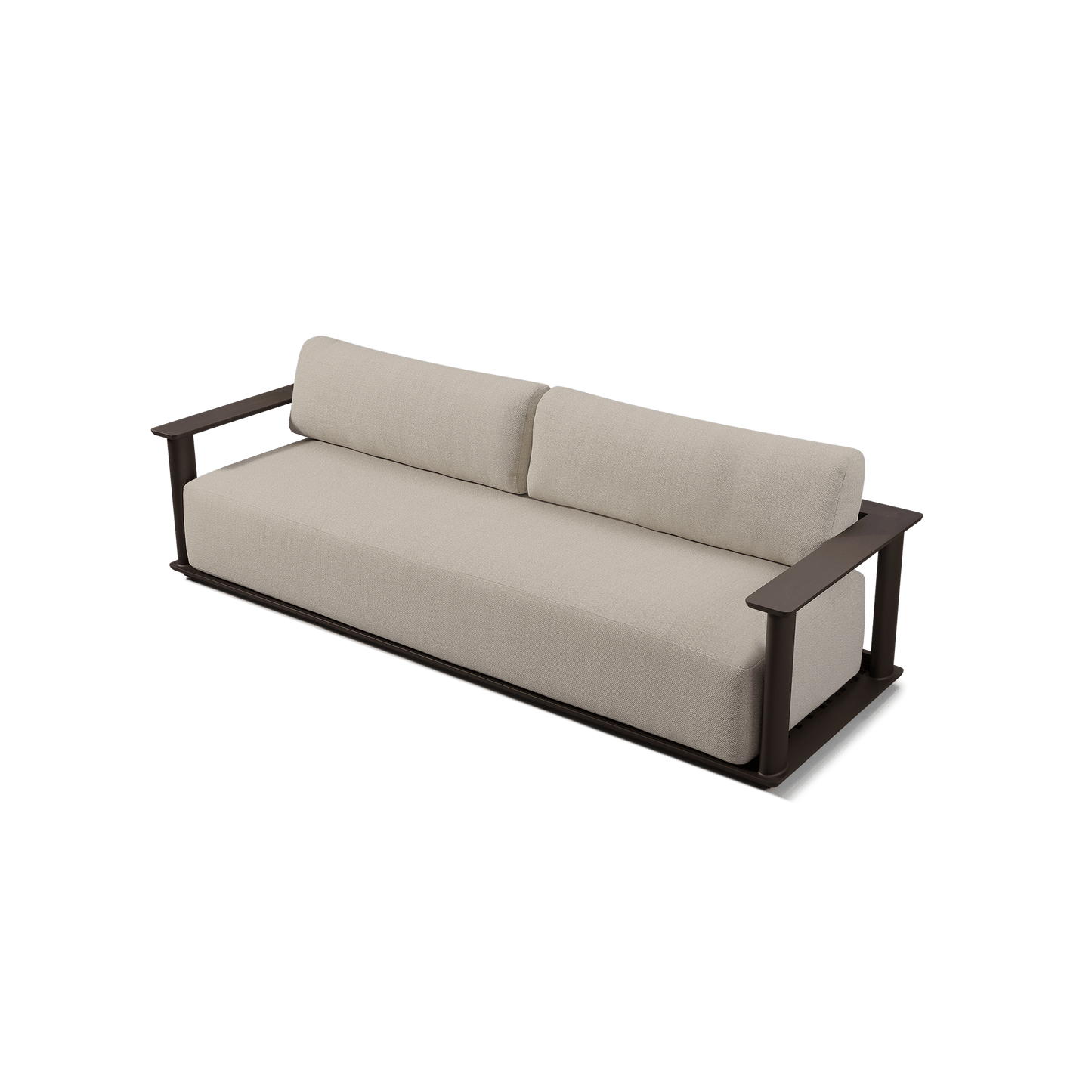 Newport Aluminum Sofa 96