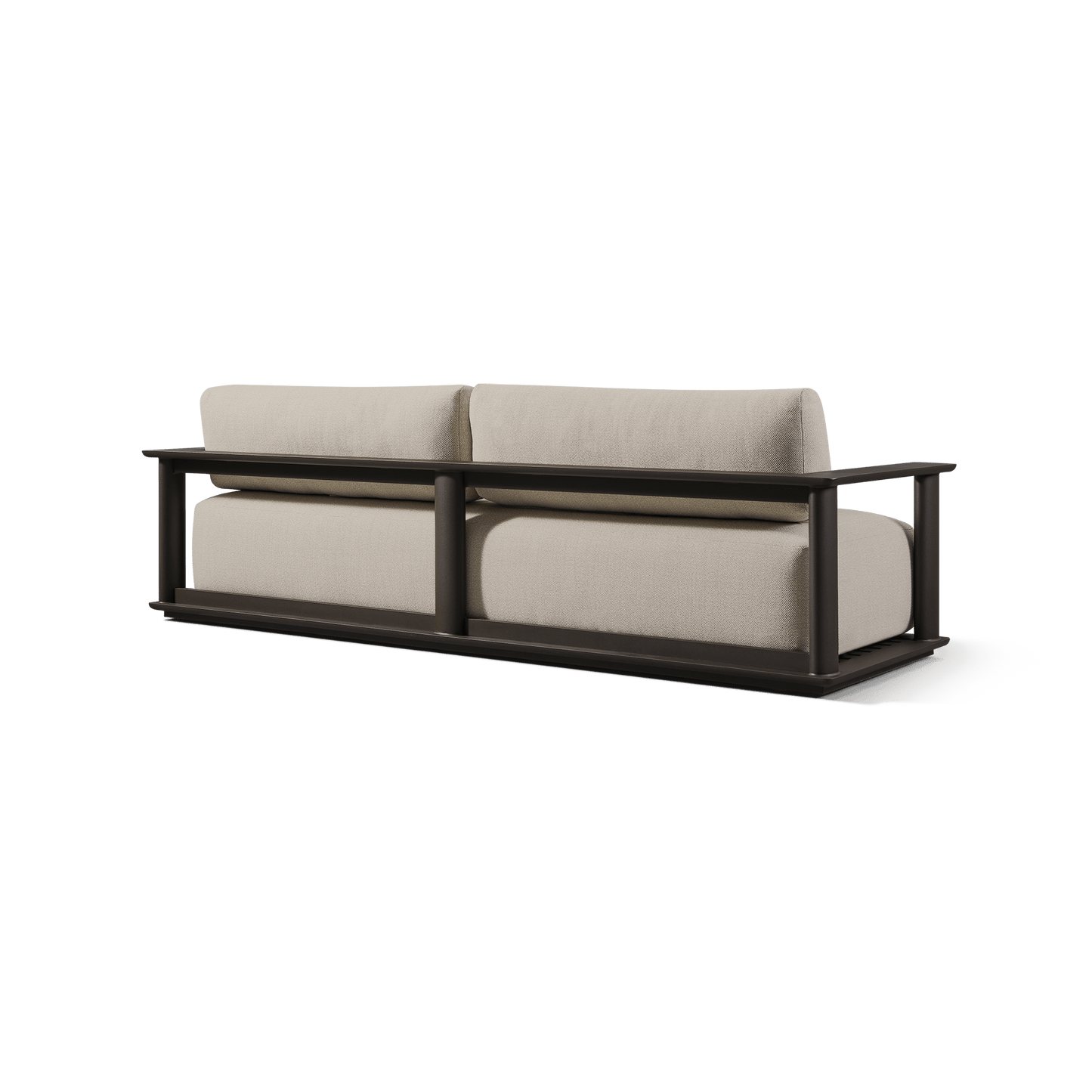 Newport Aluminum Sofa 96