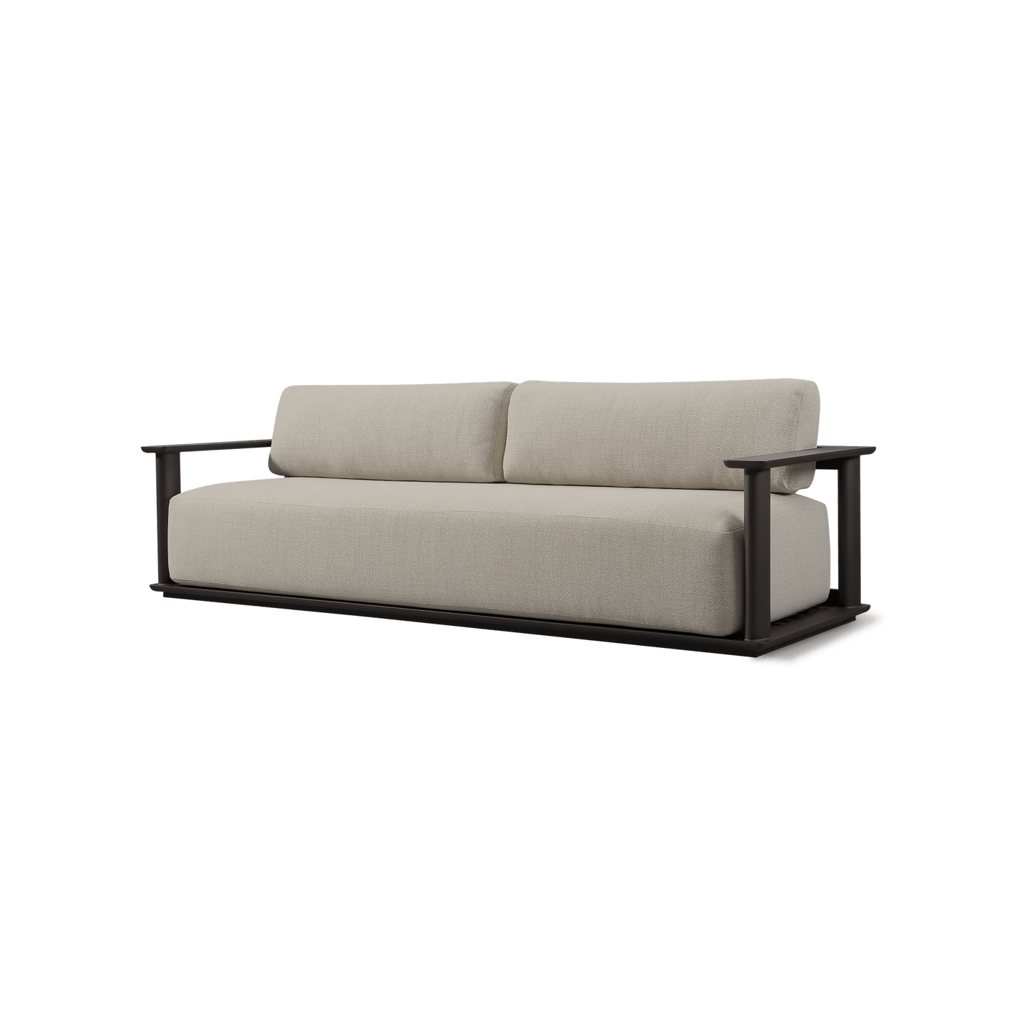 Newport Aluminum Sofa 96