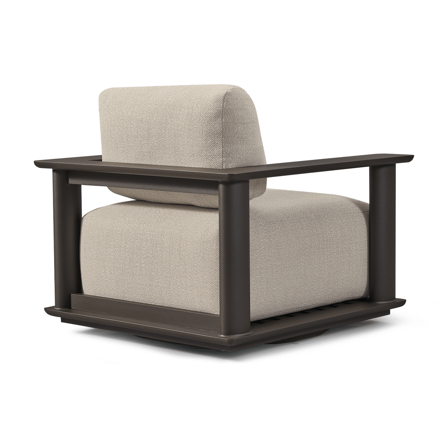 Newport Aluminum Swivel Lounge Chair