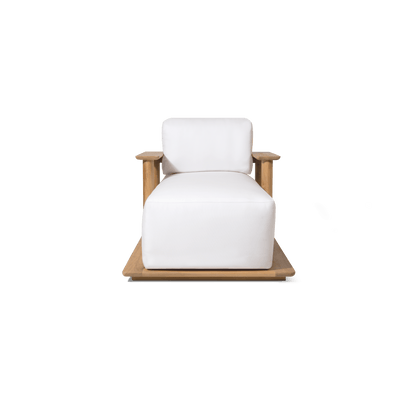 Newport Teak Fixed Chaise