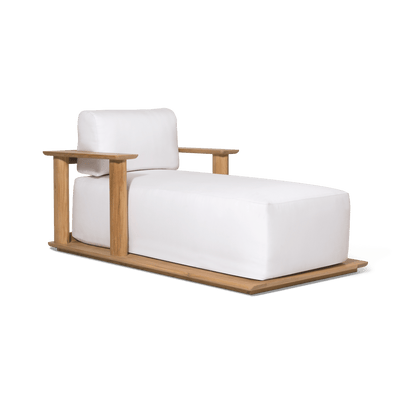 Newport Teak Fixed Chaise