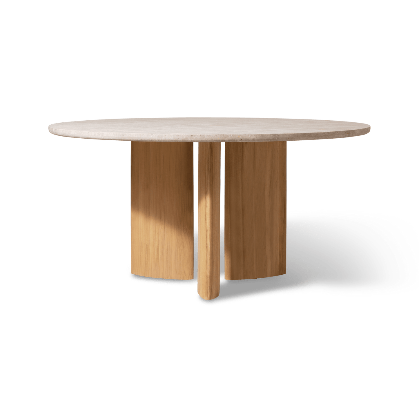 Newport Teak Round Dining Table 60