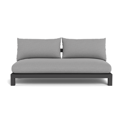 Pacific Aluminum 2 Seat Armless Sofa
