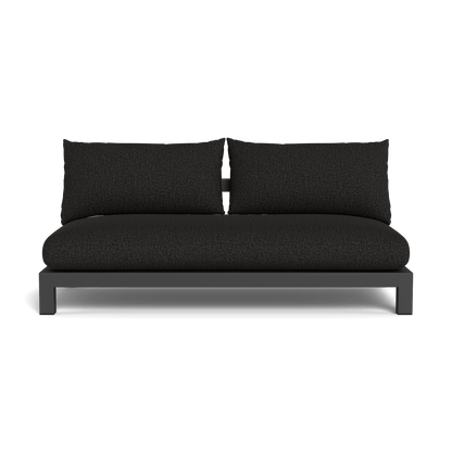 Pacific Aluminum 2 Seat Armless Sofa