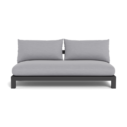 Pacific Aluminum 2 Seat Armless Sofa