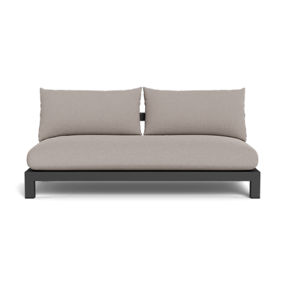 Pacific Aluminum 2 Seat Armless Sofa