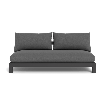 Pacific Aluminum 2 Seat Armless Sofa