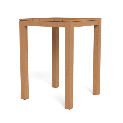 Pacific Teak Square Bar Table