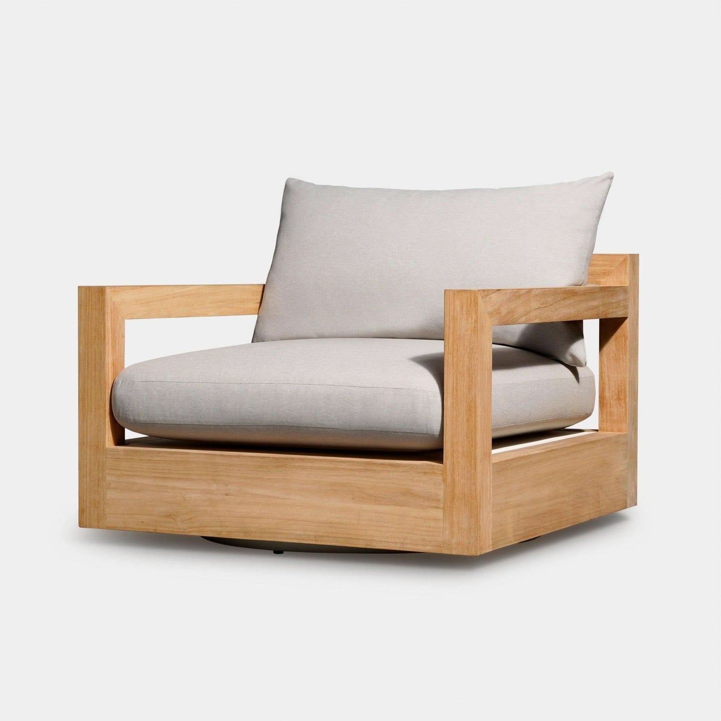 Pacific Teak Swivel Lounge Chair