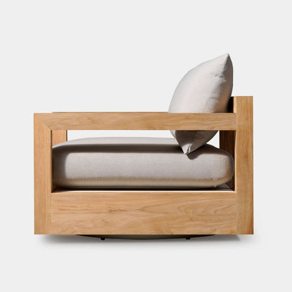 Pacific Teak Swivel Lounge Chair